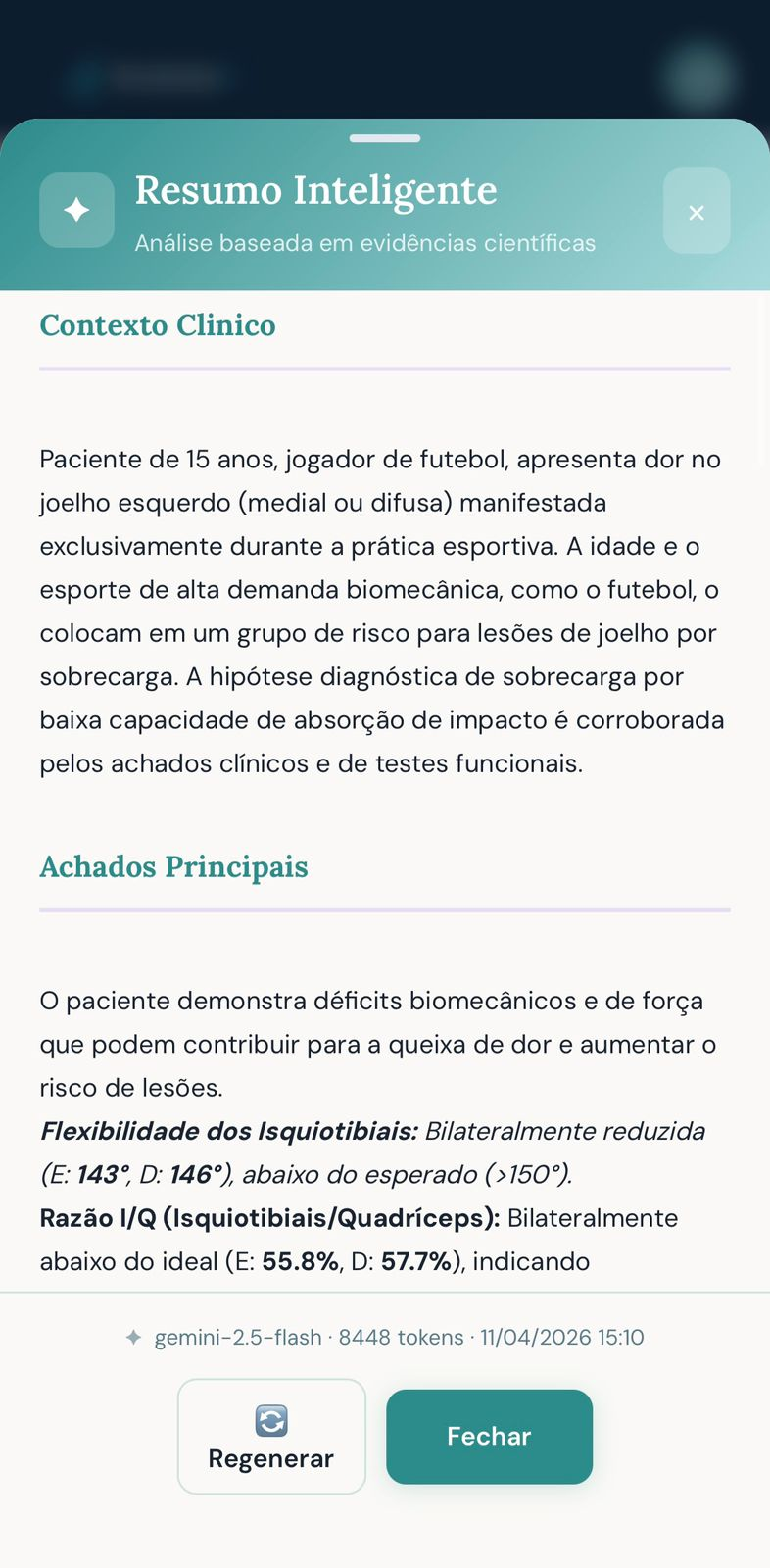 Análise com IA do relatório